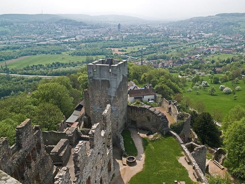 Burg Rötteln von oben